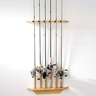 Organized Fishing 6 Rod Vertical Wall Rack PWR006 447111