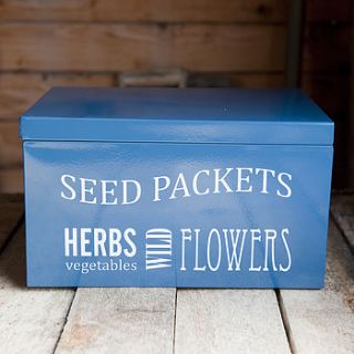 seed organiser tin by freshly forked