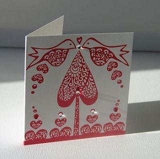 love bird cards by ceri darwent design