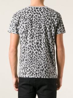 Saint Laurent Leopard Print T shirt   Ottodisanpietro