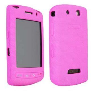 Case Mate Smart Skin Silicone case for BlackBerry 9500, 9530 Storm   Pink Cell Phones & Accessories
