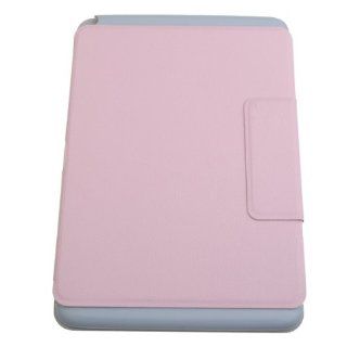 Pink Faux Leather Skin Stand Folio Case Cover for Samsung Galaxy Note 10.1 N8000 Computers & Accessories