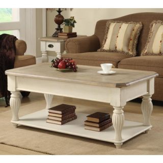 Riverside Furniture Coventry Two Tone Coffee Table with Lift Top