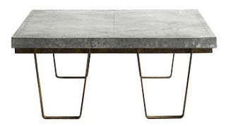 nordal industrial warehouse table by idea home co