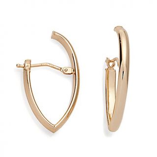 Michael Anthony Jewelry® 14K Polished V Shaped Hoop Earrings