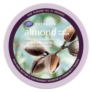 Boots Extracts Almond Body Butter   6.7 oz