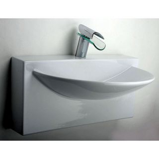 LaToscana Cristal Wall Mount Bathroom Sink   L990