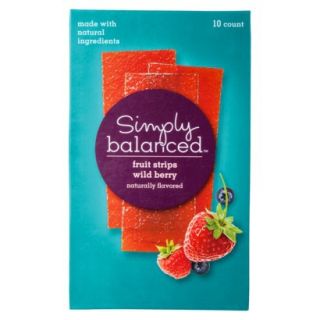 Simply Balanced Wild Berry Fruit Strips 10 ct