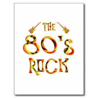 80's Rock Postcards