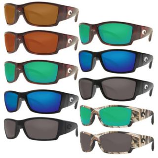 Costa Del Mar Corbina Sunglasses   Black Frame/Blue Mirror 400G Lens 729698