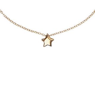 star necklace in 18k gold plated sterling silver by chupi