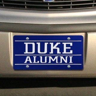 Duke Blue Devils Duke Blue Mirrored Alumni License Plate Automotive