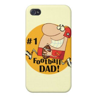 Number One Football Dad and Gifts iPhone 4 Cases