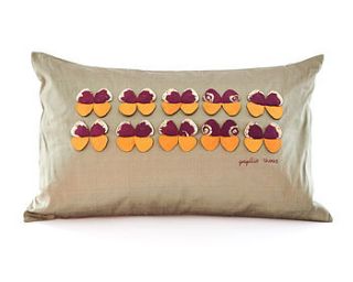 bespoke papilio cushion by clementine & bloom