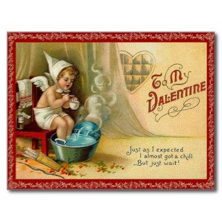 Warm Up Valentine Postcard