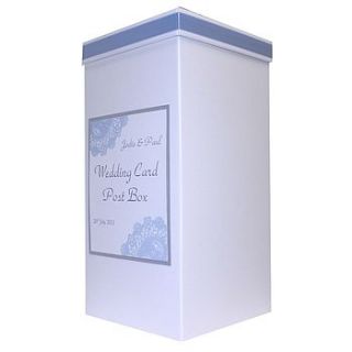 personalised victoria wedding post box by dreams to reality design ltd