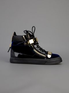 Giuseppe Zanotti Design Zip Detailed Hi top Sneakers   Biondini Paris