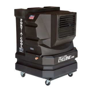Port-A-Cool Cyclone 3000 Portable Evaporative Cooler — Black, Model# PAC2KCYC01  Portable Evaporative Coolers