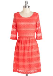 Boost Your Coral Dress  Mod Retro Vintage Dresses