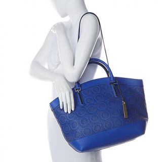 Vince Camuto "Lena" Laser Cut Leather Tote