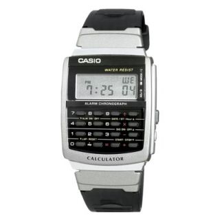 Casio Mens Calculator Watch   Black   CA56 1