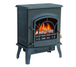 World Marketing Bristol Electric Fireplace Stove   Black —