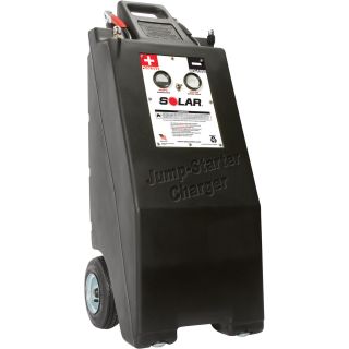 Solar Commercial Jumpstarter Charger System with Air Compressor — Model# 3001  Jump Starters   Powerpacks