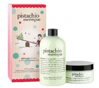 philosophy pistachio meringue duo —