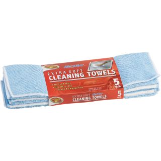 Detailer's Choice Extra Soft Microfiber Cleaning Towel — 5-Pk.  Towels   Rags