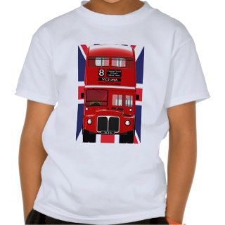 London Bus with Union Jack T shirts