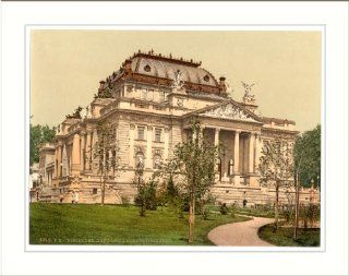 Opera house Wiesbaden Hesse Nassau Germany, c. 1890s, (M) Library Image   Prints
