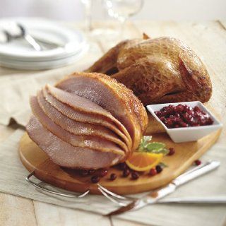 Ham and Turkey Combo  Honey Glazed Cooked Ham  Grocery & Gourmet Food