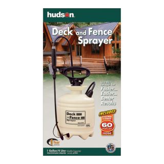 Hudson Deck and Fence Poly Sprayer — 1 Gallon, 40 PSI, Model# 67991  Portable Sprayers
