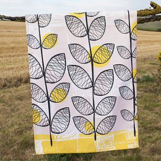 50's inspired tea towel by rachael taylor