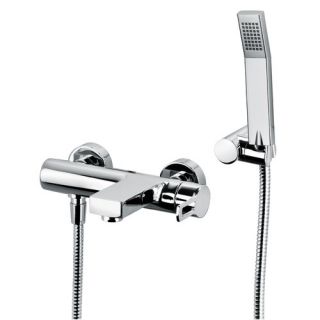 Fonte Ringo Single Handle Wall Mount Tub Filler with Handshower