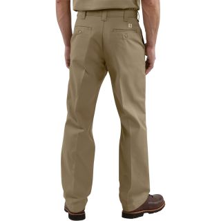 Carhartt Twill Work Pant — Khaki, 44in. Waist x 32in. Inseam, Regular Style, Model# B290  Pants