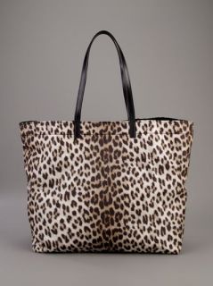 Lanvin Leopard Print Tote Bag
