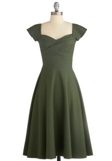 Stop Staring Pine All Mine Dress in Evergreen  Mod Retro Vintage Dresses