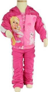 Barbie Girl Toddler Girls "Love Pets" 3 piece Jacket, Top & Pants Set Size 2T Clothing