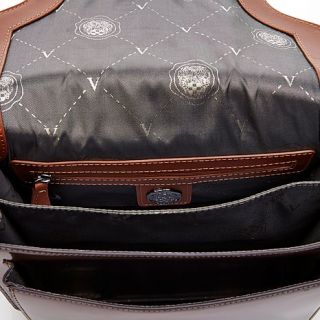 Vince Camuto "Maya" Mirrored Leather Crossbody Bag