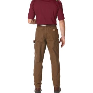 Gravel Gear Heavy-Duty Carpenter-Style Work Pants — Dark Brown, 34in. Waist x 32in. Inseam  Jeans