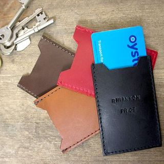personalised travel card holder by selina cheong