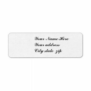 BASKETBALL,  RETURN ADDRESS LABELS