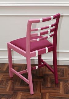set of four dining chairs by revived furniture