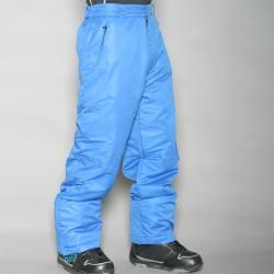 Pipeline Men's Blue Solid Snowboard Pants PipeLine Ski Pants & Bibs