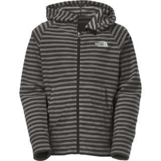 The North Face Striped Glacier Full Zip Hoodie   Boys