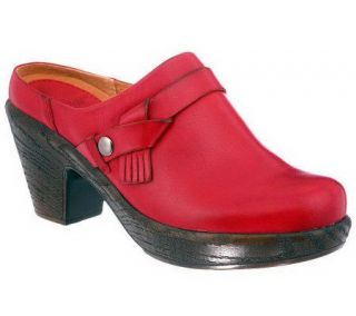 Kravings by KLOGS Quill Collection Angie Leather Clogs —