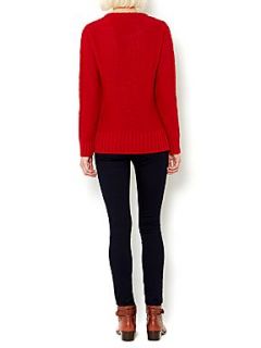 Therapy Cosy cable jumper Red