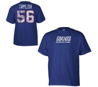 NFL Giants Lawrence Taylor Retired Legends Name& Number Shirt —