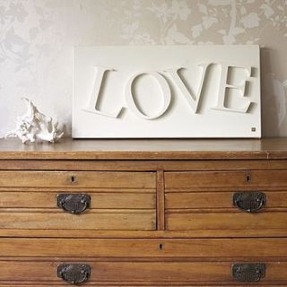 personalised simply love canvas by gorgeous graffiti